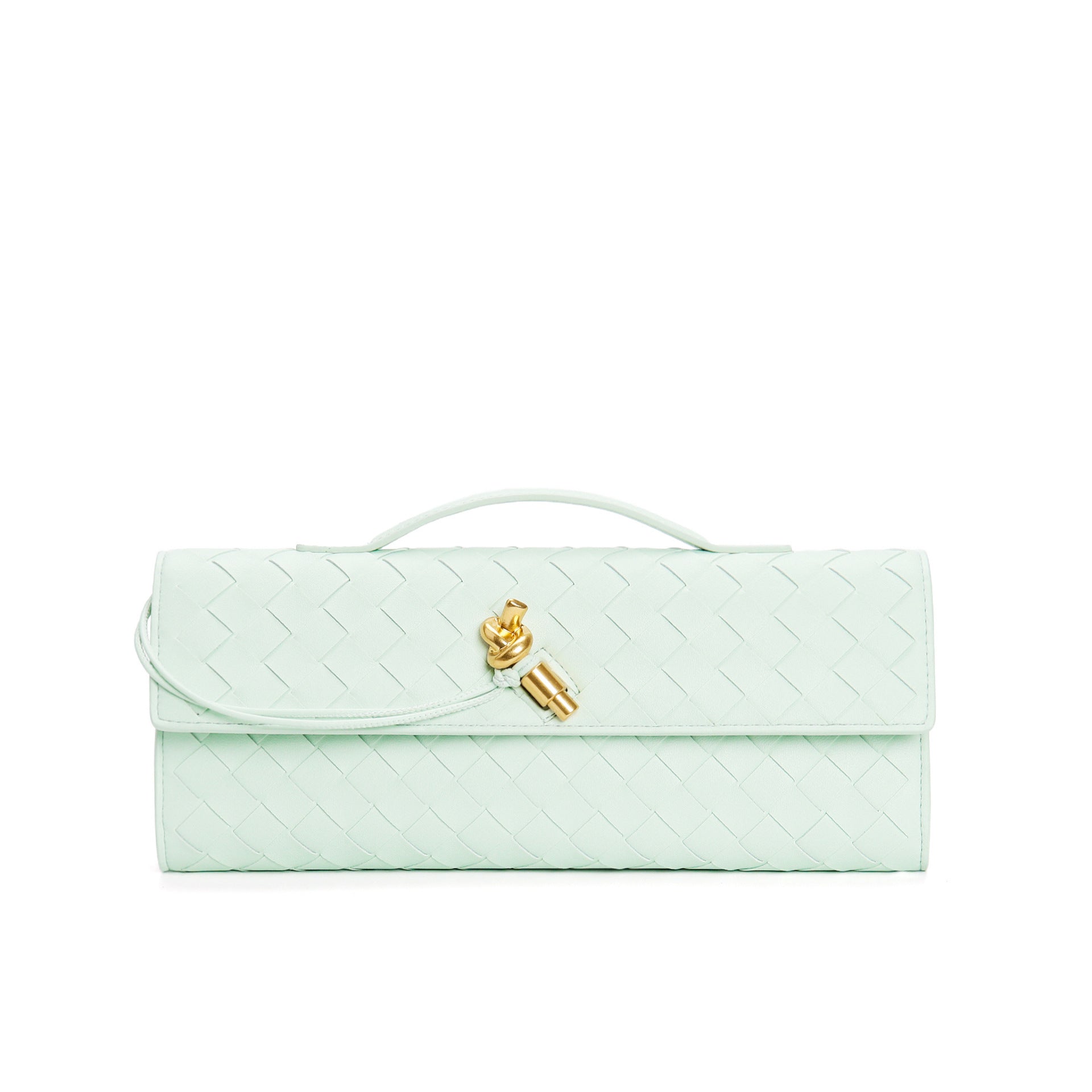 Leora | Luxe Schoudertas - Woven Clutch