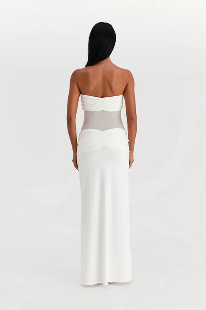 Nadine | Mesh Maxi Jurk