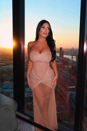 Arissa | Strapless Glamour Maxi Jurk met Glitters voor Dames