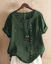 Milara | Stijlvol en Veelzijdig T-shirt met Ronde Hals voor Vrouwen