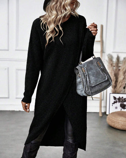 Jaylin | Effen Kleurige Jurk