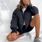 Timona | Cropped Donsjas Dames – Oversized, Warm, Licht & Stijlvol