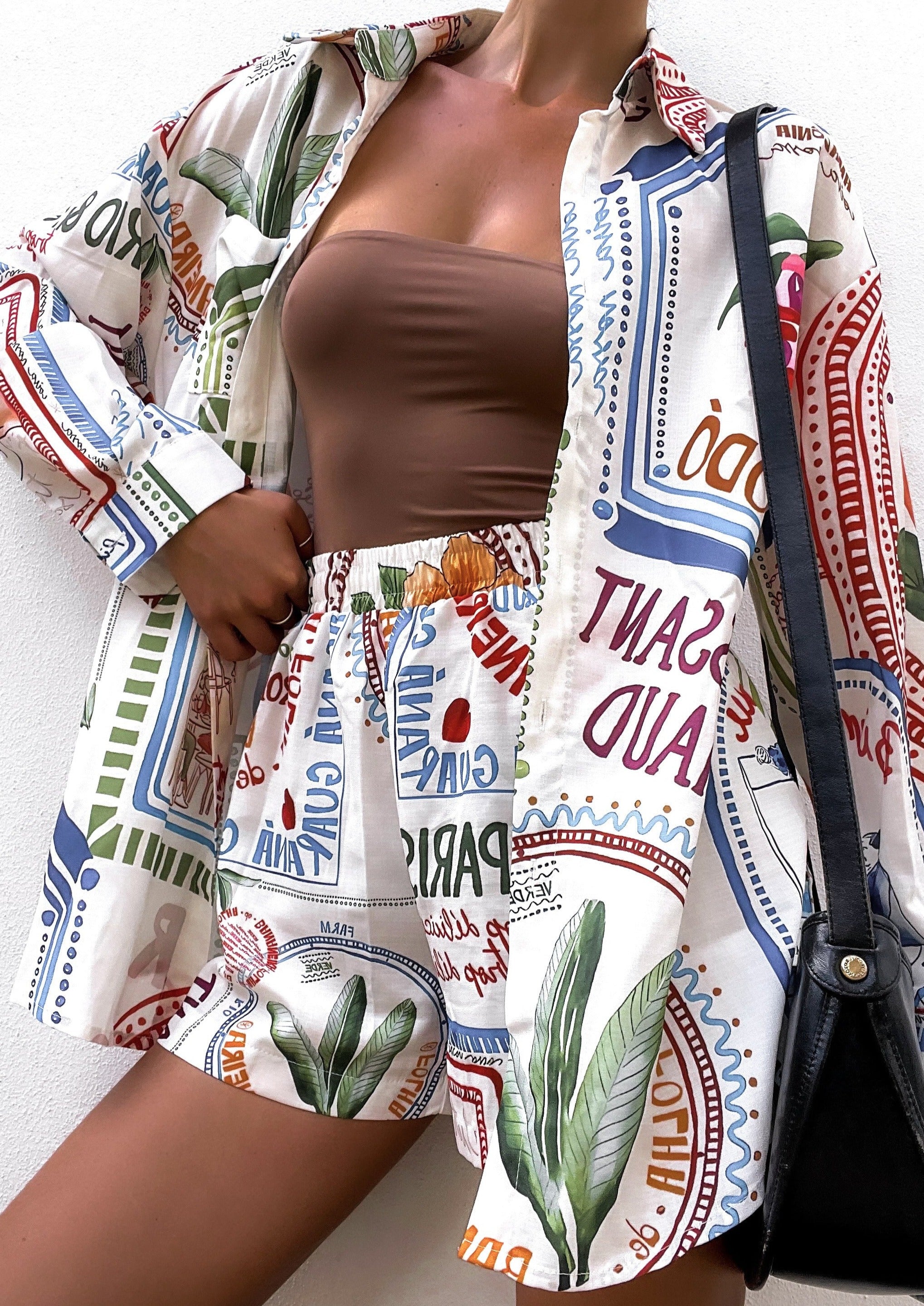 Rio | Linnen Zomerset met Shirt & Shorts