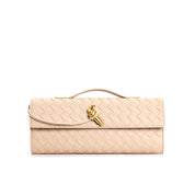 Leora | Luxe Schoudertas - Woven Clutch