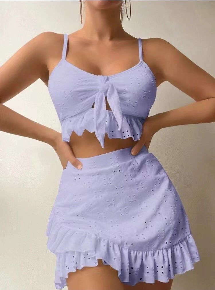 Jinte | Tweedelige Set van Katoen  – Mouwloze Top & Skort