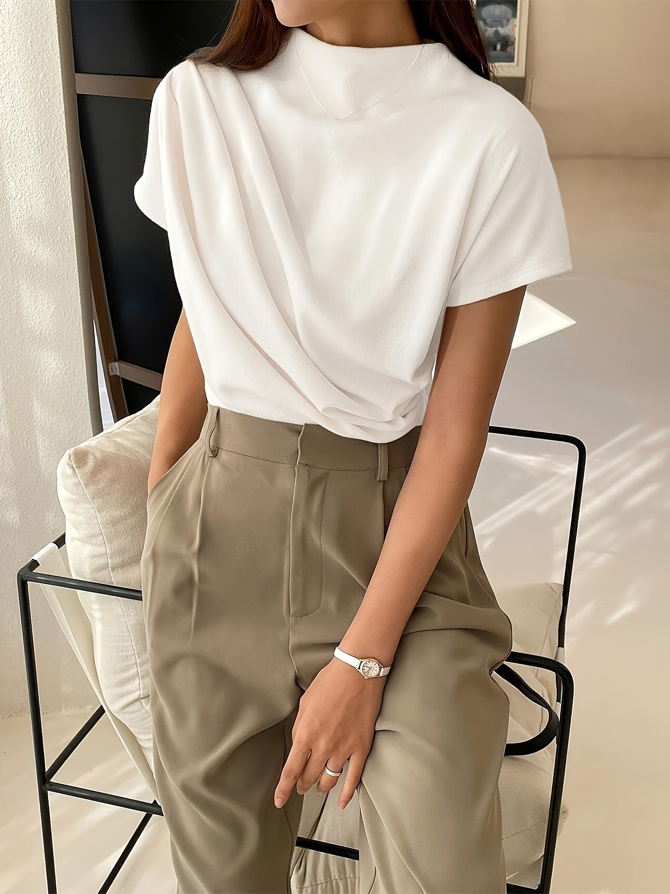 Valento | Trendy en Elegante Witte Dames Top