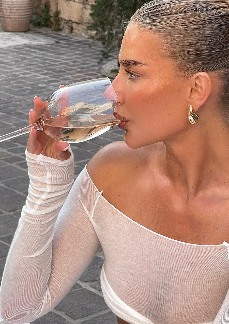 Sloane | Gouden Oorbellen Dames – Edelstaal & Hypoallergeen