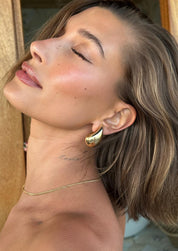 Sloane | Gouden Oorbellen Dames – Edelstaal & Hypoallergeen