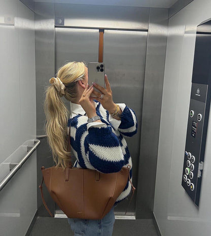 Anna |  Oversized Gebreide Vest