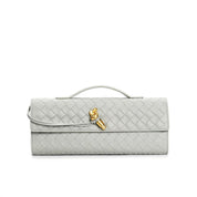 Leora | Luxe Schoudertas - Woven Clutch