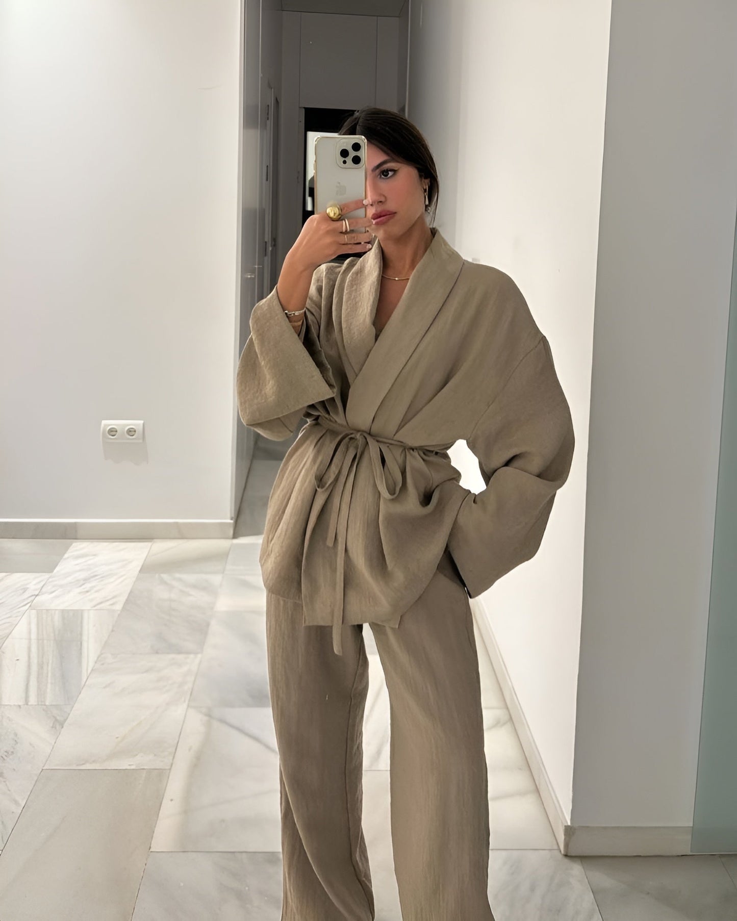 Onyx | Tweedelige Kimono Set