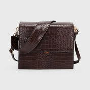 Diek | Maxi Croc Schoudertas - Crossbody