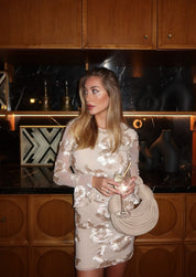 Arela | Beige Leren Handtas – Luxe Design Schoudertas