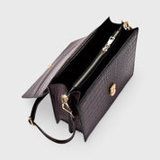 Diek | Maxi Croc Schoudertas - Crossbody