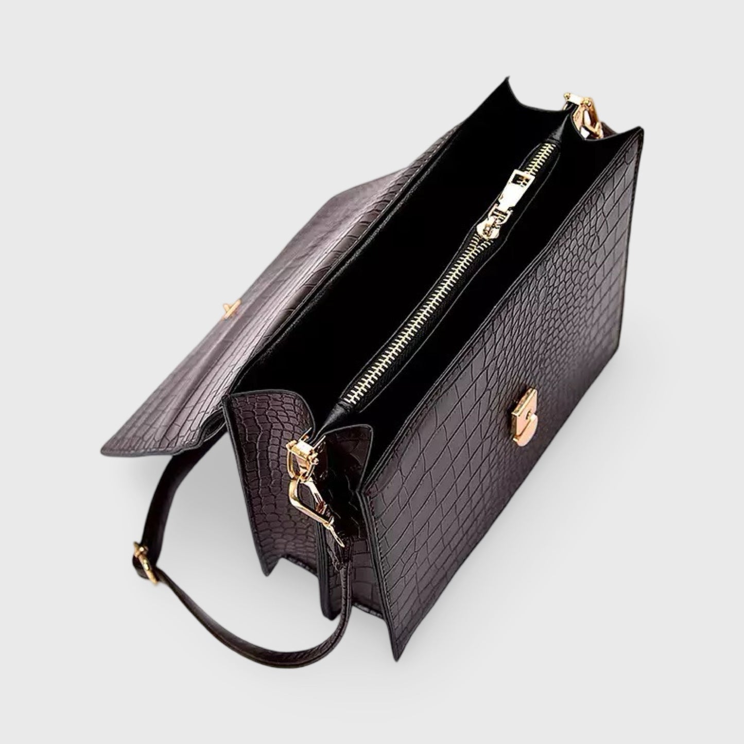 Diek | Mini Croc Schoudertas - Crossbody