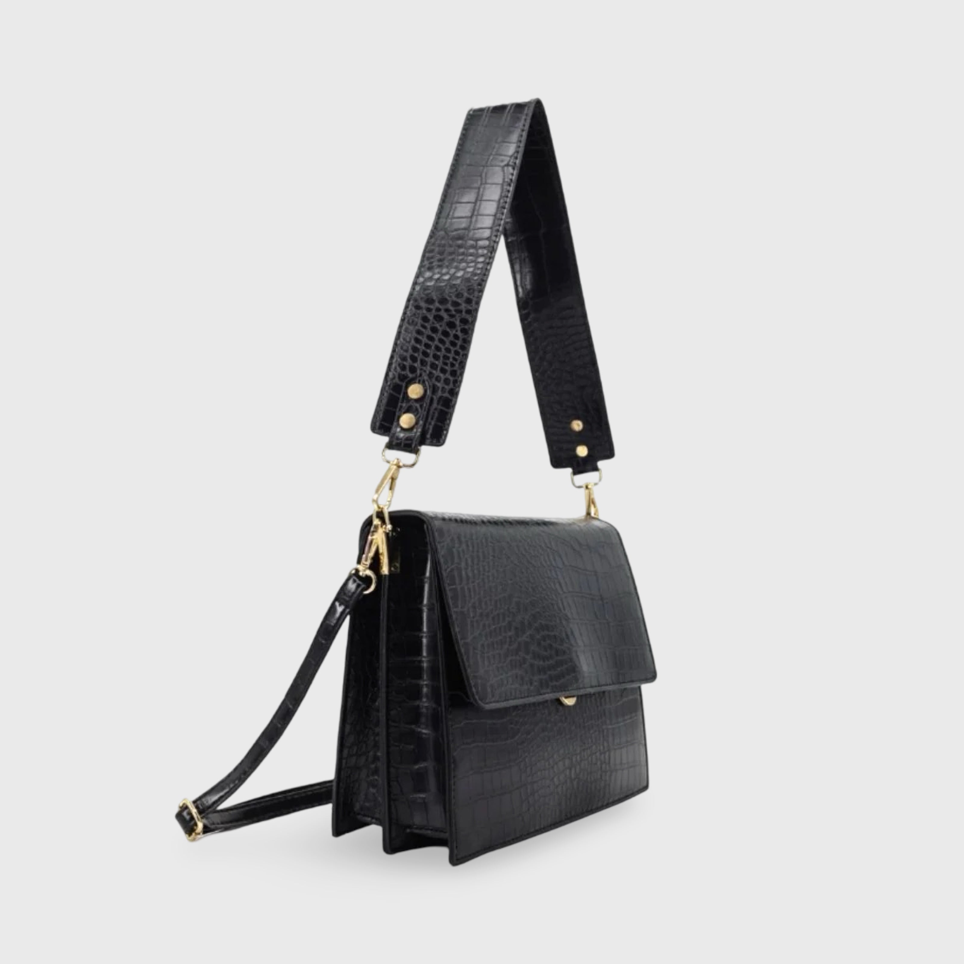 Diek | Mini Croc Schoudertas - Crossbody