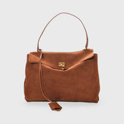 Luxe Suede Schoudertas - Stijlvol & Praktisch