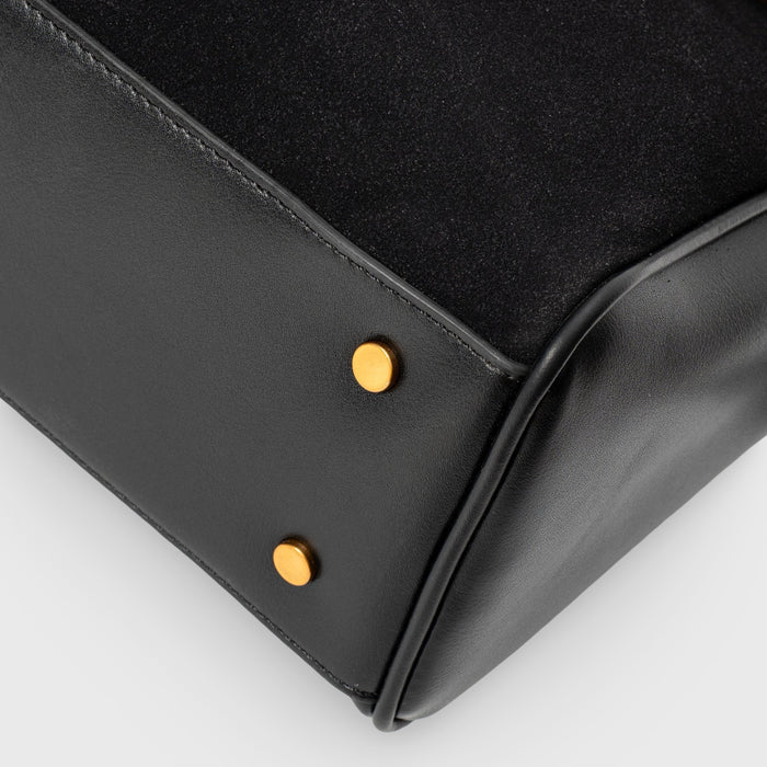 Jule | Premium Schoudertas van Suéde met Vegan Leren Afwerkingen