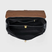 Jule | Premium Schoudertas van Suéde met Vegan Leren Afwerkingen