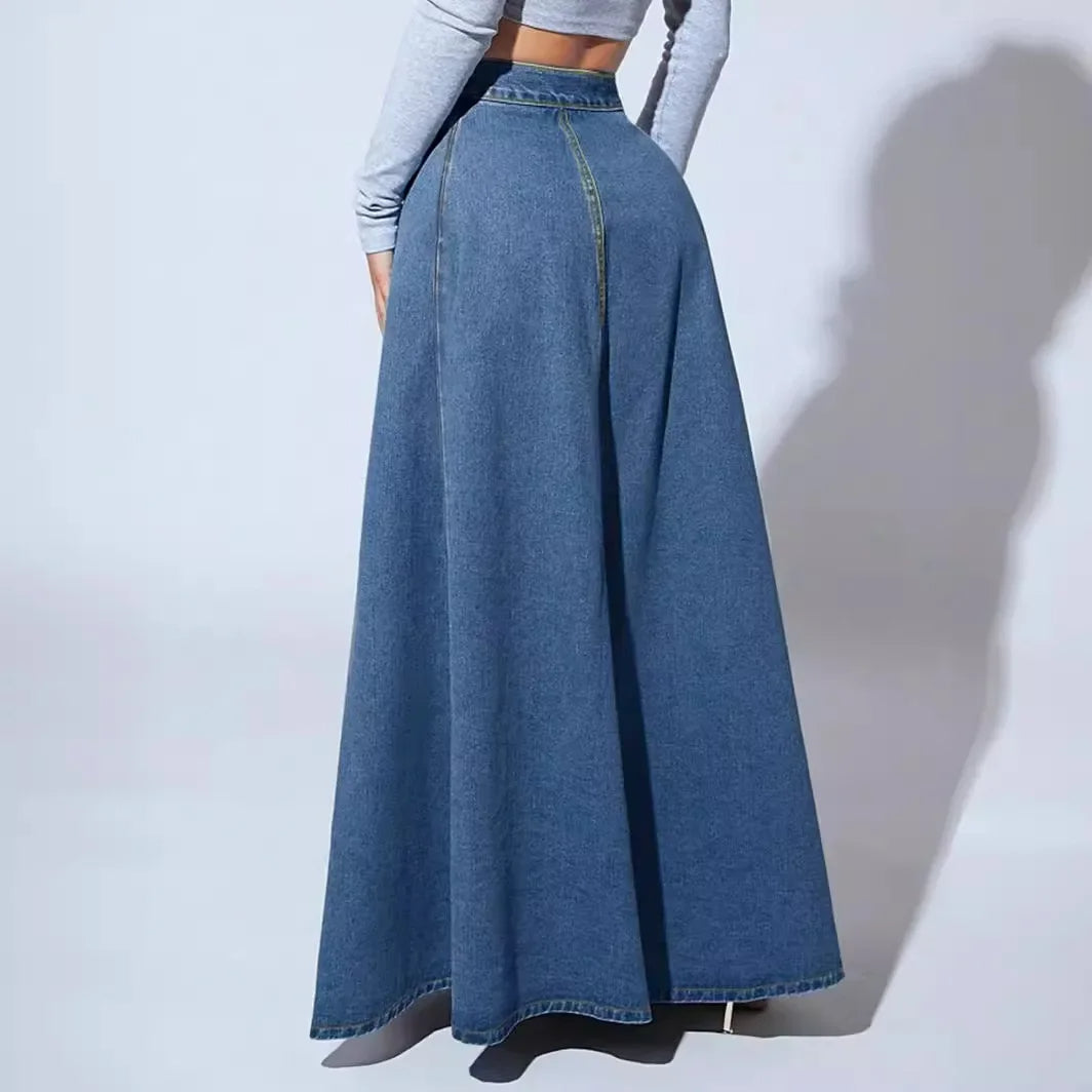 Xandra | A-lijn Denim Rok