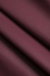 Vevila | Stijlvolle Trenchcoat Dames – Imitatieleer met Ceintuur - Bordeaux en Zwart