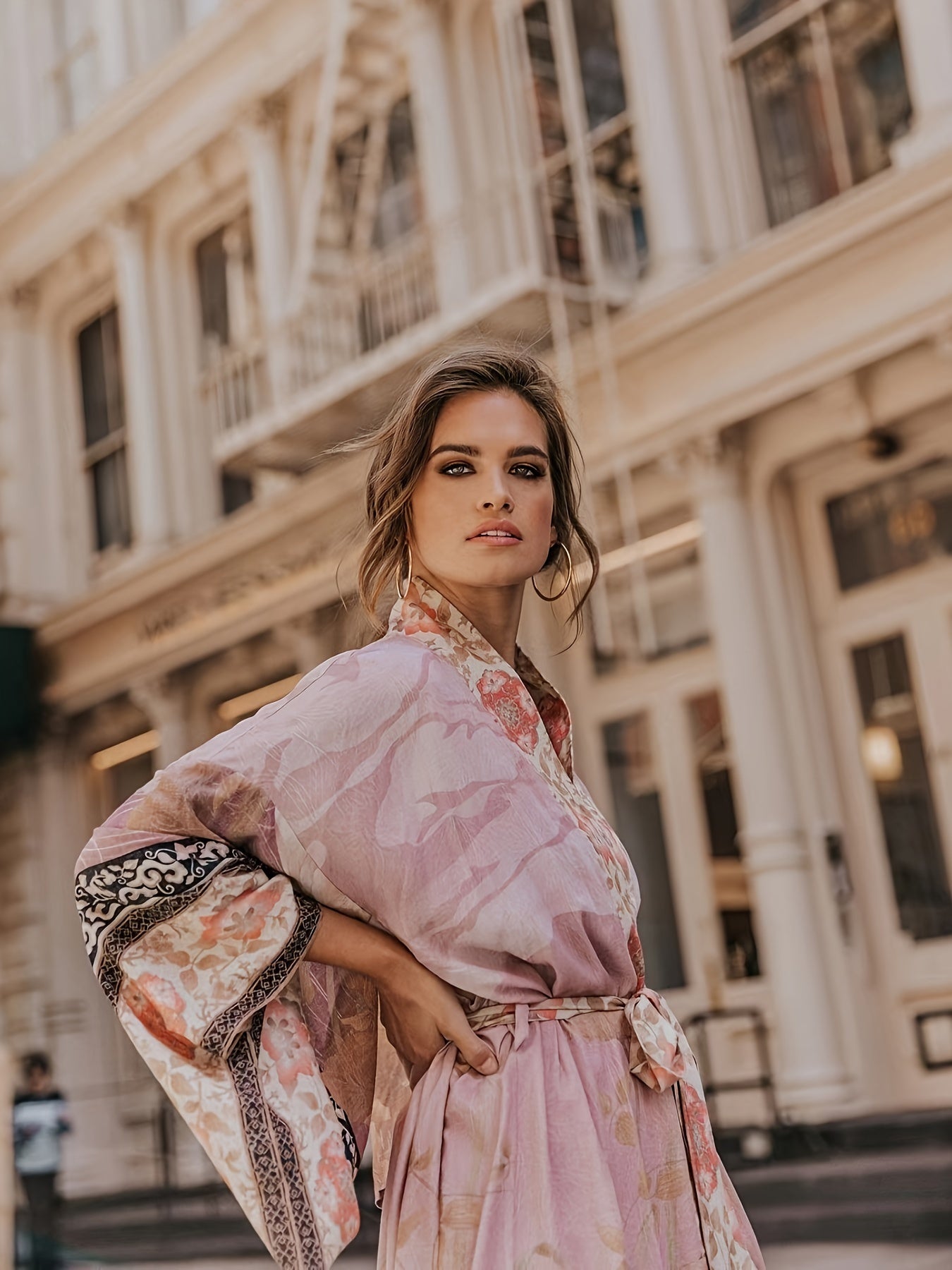 Tullia | Maxi Kimono voor Dames met Bloemenprint