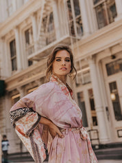 Tullia | Maxi Kimono voor Dames met Bloemenprint