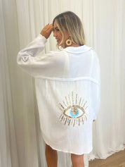 Vedra | Ibiza Eye Oversized Blouse