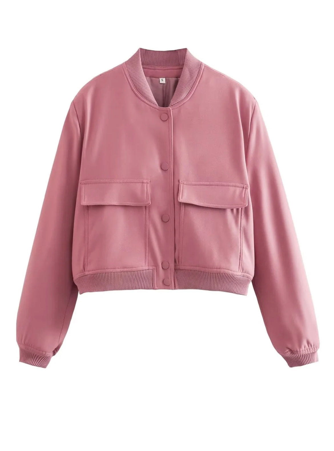 Stijlvol Cropped Bomber Jasje