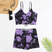 Lux | High Waist Bikini Set met Print