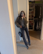 Fabiane | Oversized Suède Leren Jas voor Dames – Warm & Stijlvol