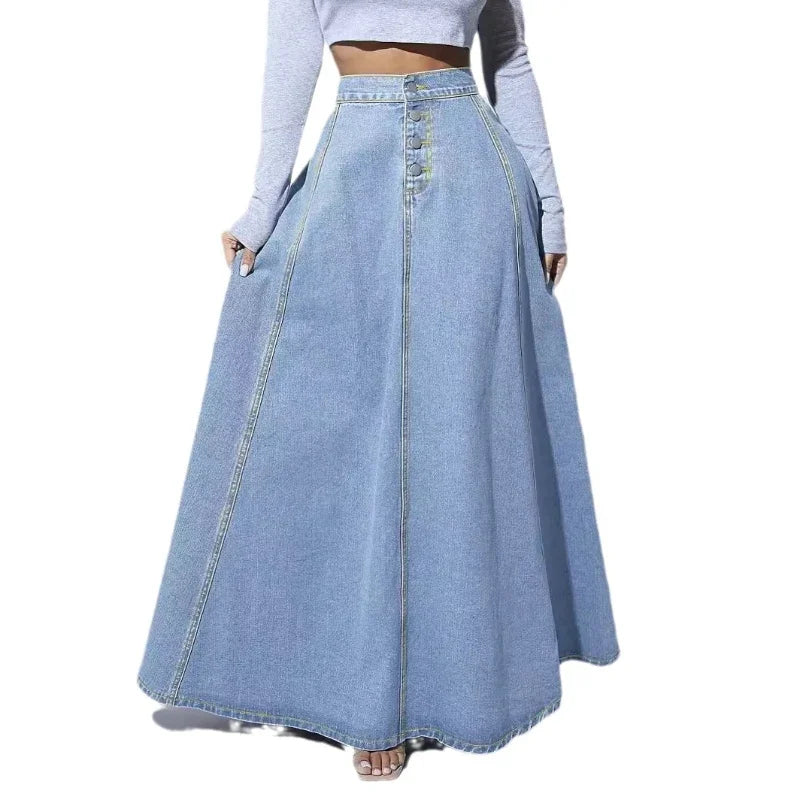 Xandra | A-lijn Denim Rok