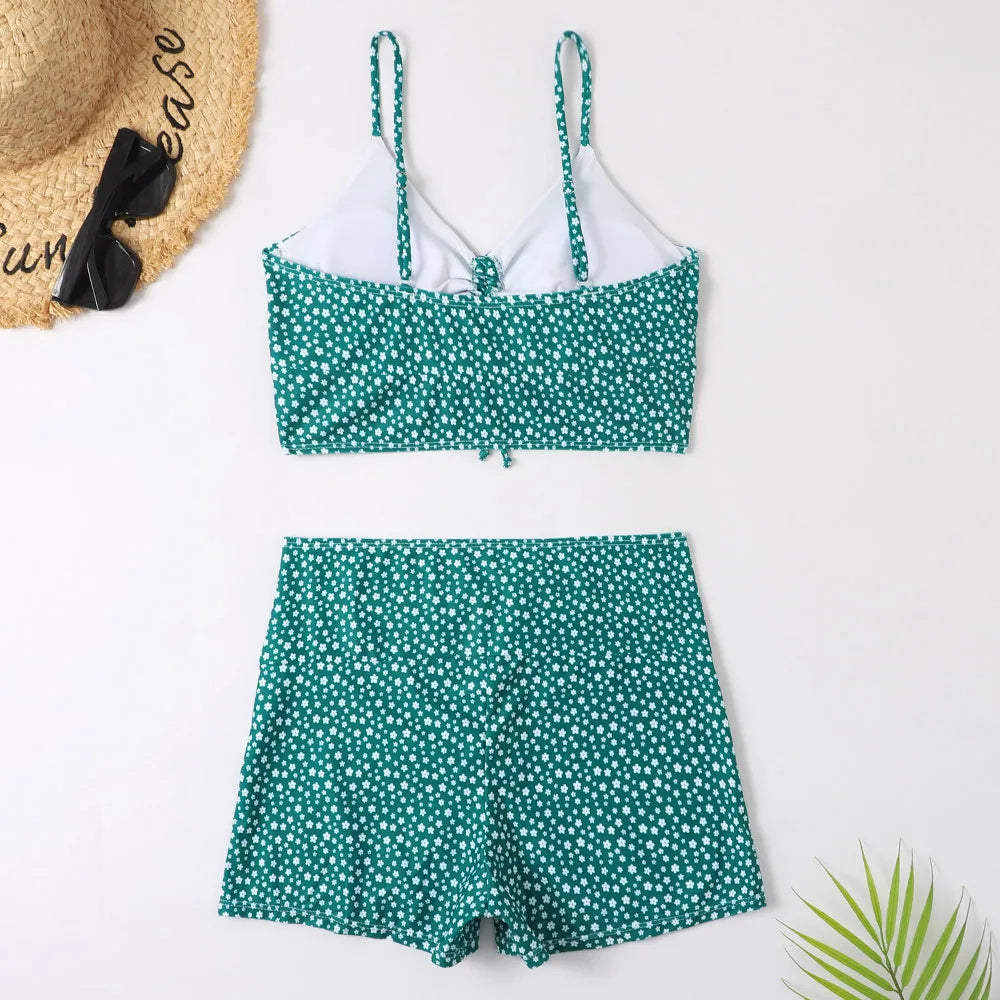 Lux | High Waist Bikini Set met Print