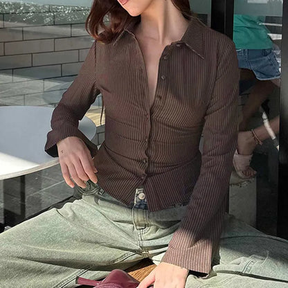 Retro Blouse Dames – Elegante Vintage Look