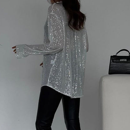 Stijlvolle Party Blouse met Pailetten