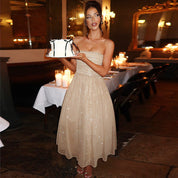 Jessa | Chique midi-jurk met Subtiele Pailletten