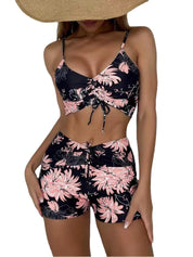 Lux | High Waist Bikini Set met Print