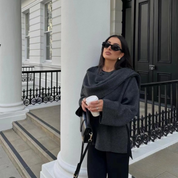 Roses | Luxe Cape Winterjas - Modieuze Warme Damesjas