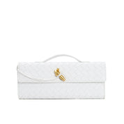 Leora | Luxe Schoudertas - Woven Clutch