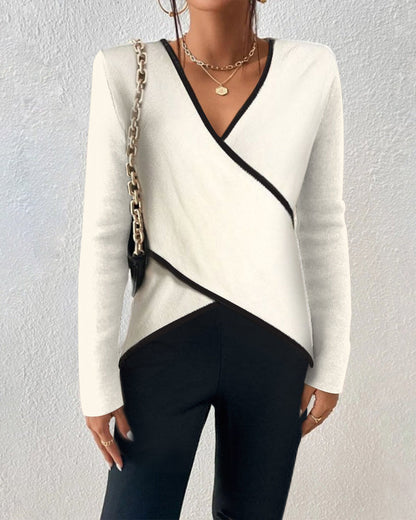 Andrea | Luxe V-hals Trui Voor Dames