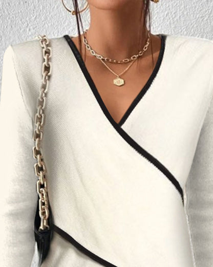 Andrea | Luxe V-hals Trui Voor Dames