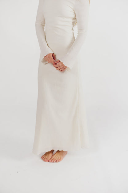 Rafaela | Elegante Maxi Jurk met Open Rug