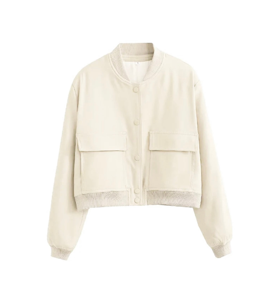 Stijlvol Cropped Bomber Jasje