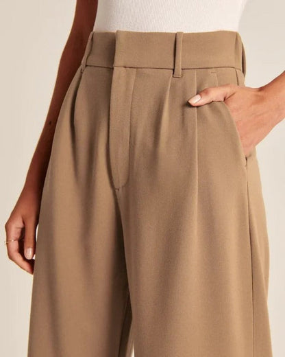 Hoge Taille Wijde Pijpen Pantalon