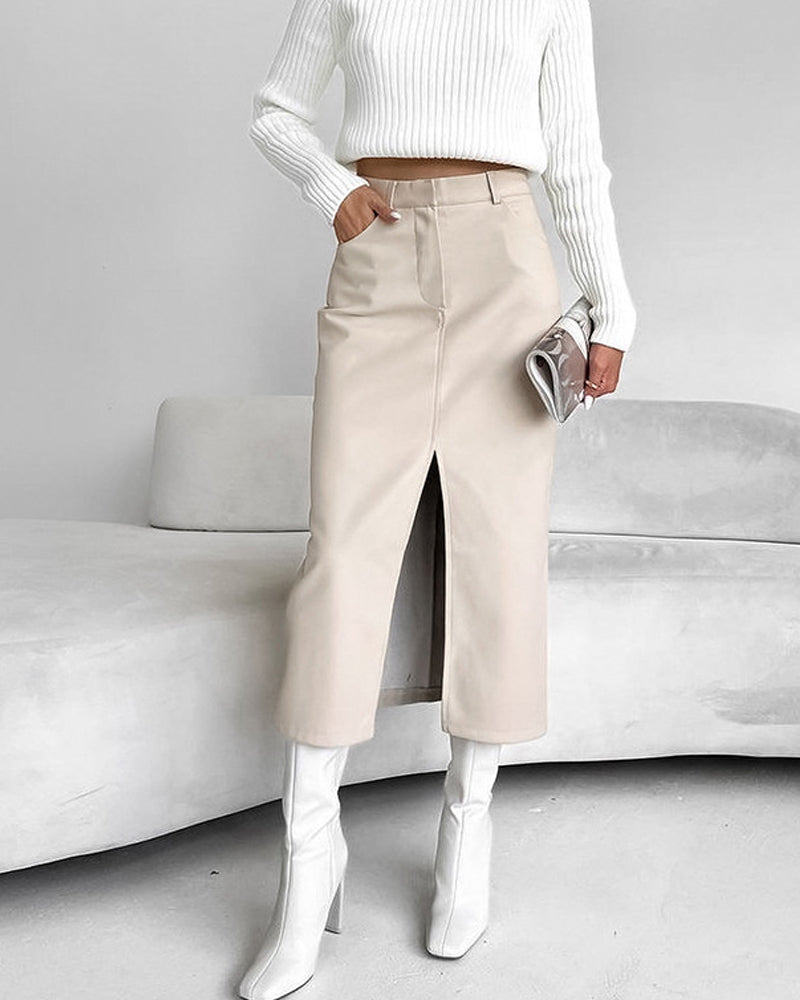 Barea | Vegan Rok met Hoge Taille