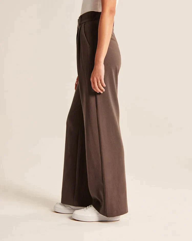 Hoge Taille Wijde Pijpen Pantalon