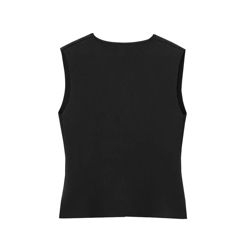 Imara | Mouwloze Gilet Top