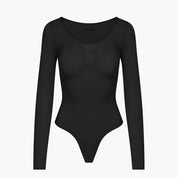 Gianna | Dames Longsleeve Bodysuit - Naadloos, Elegant