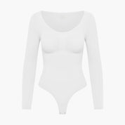 Gianna | Dames Longsleeve Bodysuit - Naadloos, Elegant