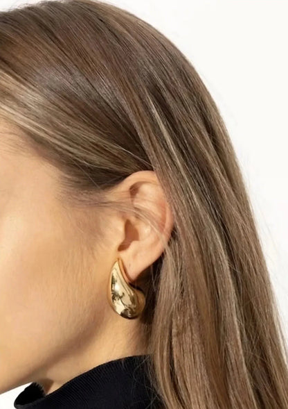 Sloane | Gouden Oorbellen Dames – Edelstaal & Hypoallergeen